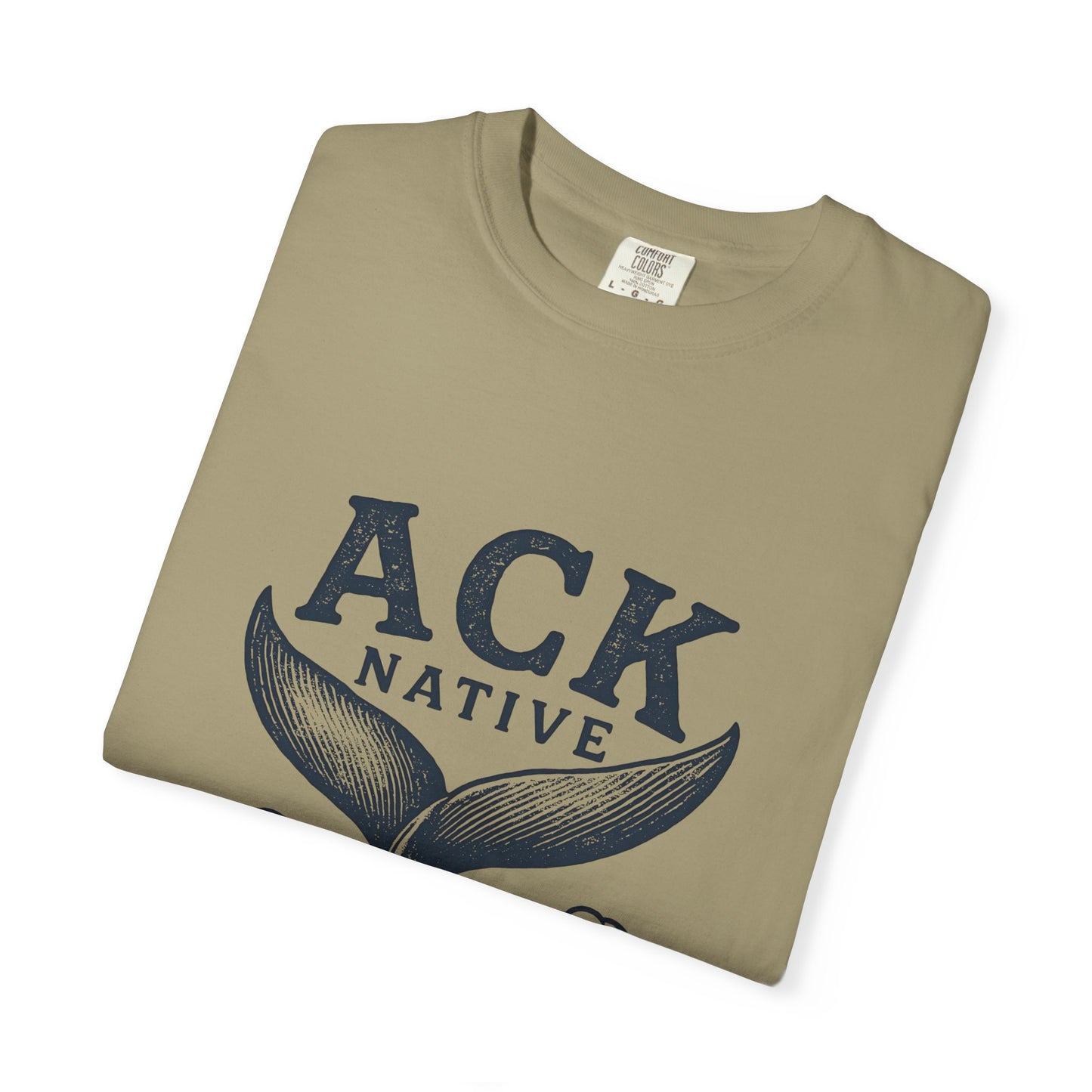 ACK Native Whale Tail T-Shirt – Nantucket T-Shirt Beachwear for Ocean Lovers & Island Vibes