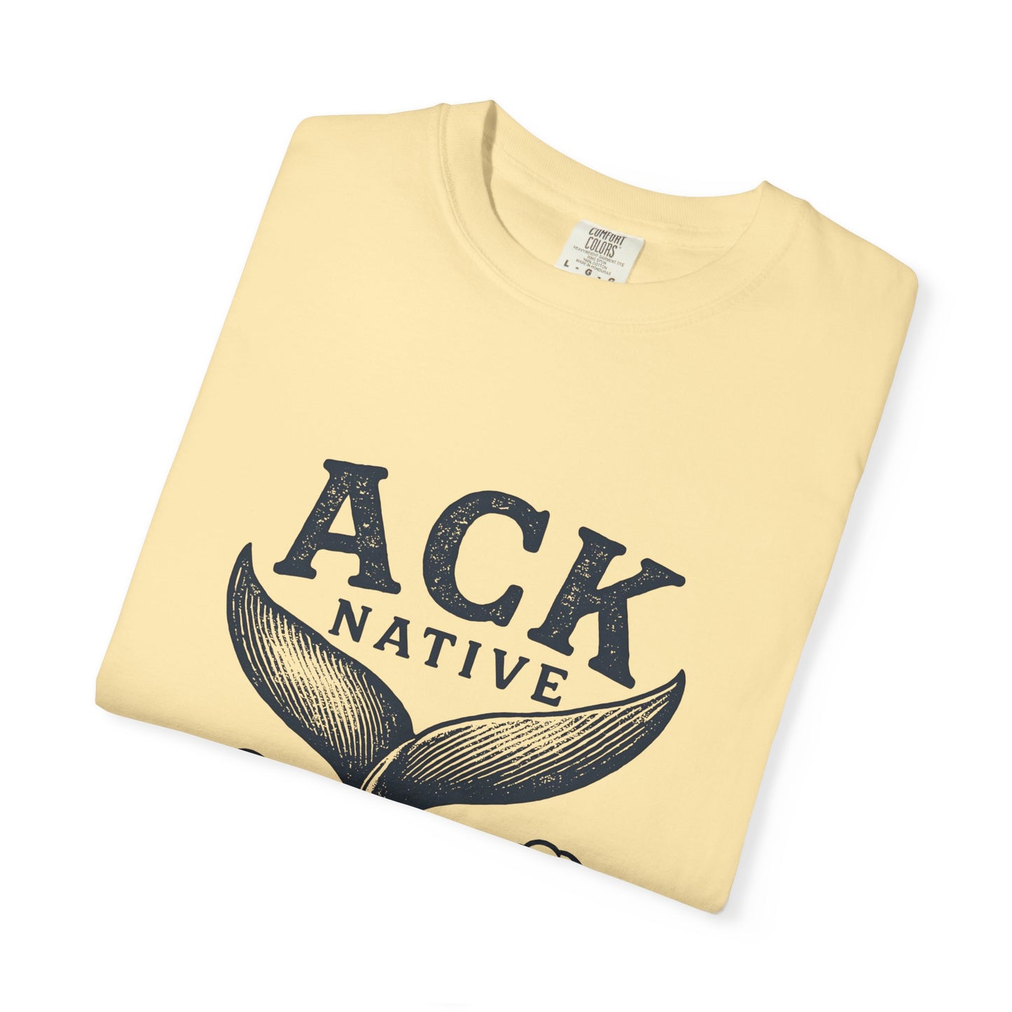ACK Native Whale Tail T-Shirt – Nantucket T-Shirt Beachwear for Ocean Lovers & Island Vibes