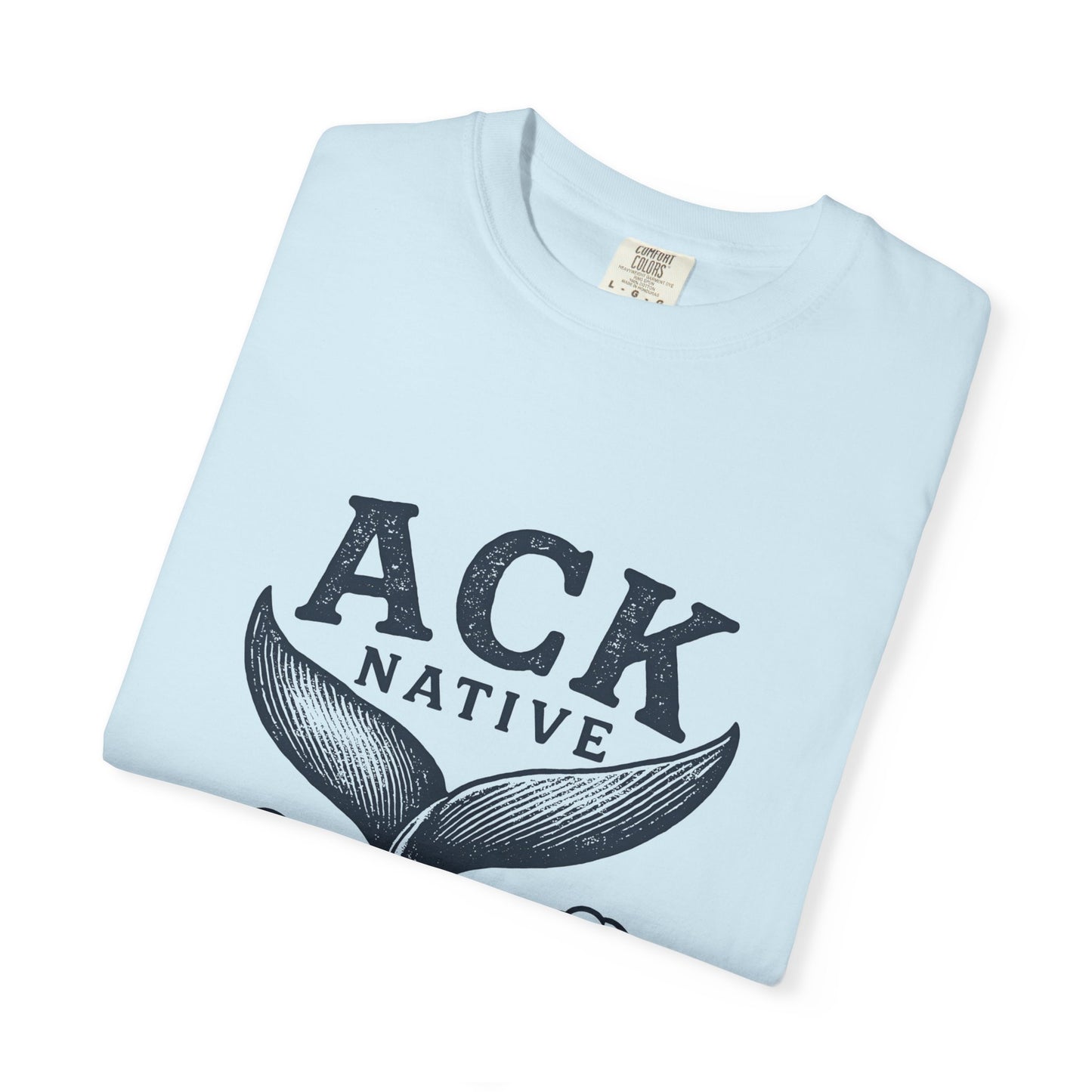 ACK Native Whale Tail T-Shirt – Nantucket T-Shirt Beachwear for Ocean Lovers & Island Vibes