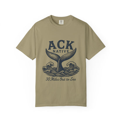 ACK Native Whale Tail T-Shirt – Nantucket T-Shirt Beachwear for Ocean Lovers & Island Vibes