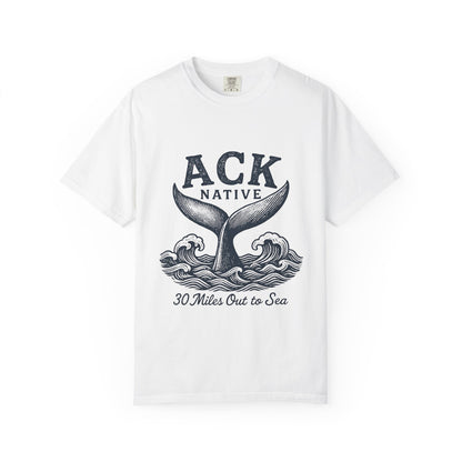 ACK Native Whale Tail T-Shirt – Nantucket T-Shirt Beachwear for Ocean Lovers & Island Vibes
