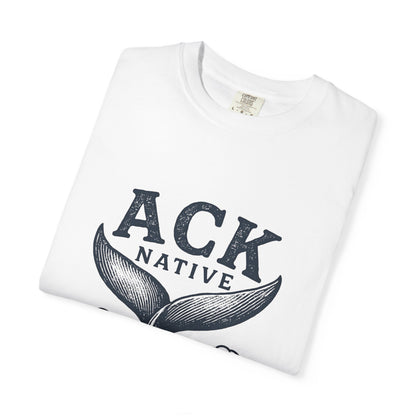 ACK Native Whale Tail T-Shirt – Nantucket T-Shirt Beachwear for Ocean Lovers & Island Vibes