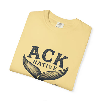 ACK Native Whale Tail T-Shirt – Nantucket T-Shirt Beachwear for Ocean Lovers & Island Vibes