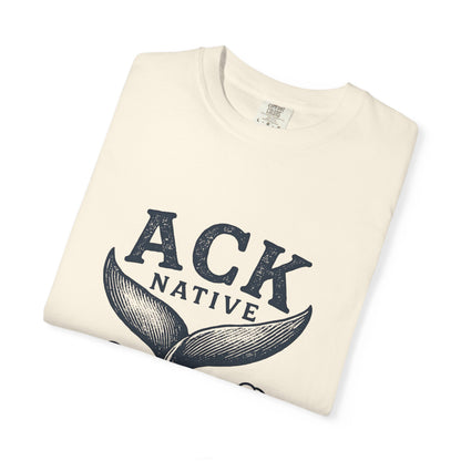 ACK Native Whale Tail T-Shirt – Nantucket T-Shirt Beachwear for Ocean Lovers & Island Vibes