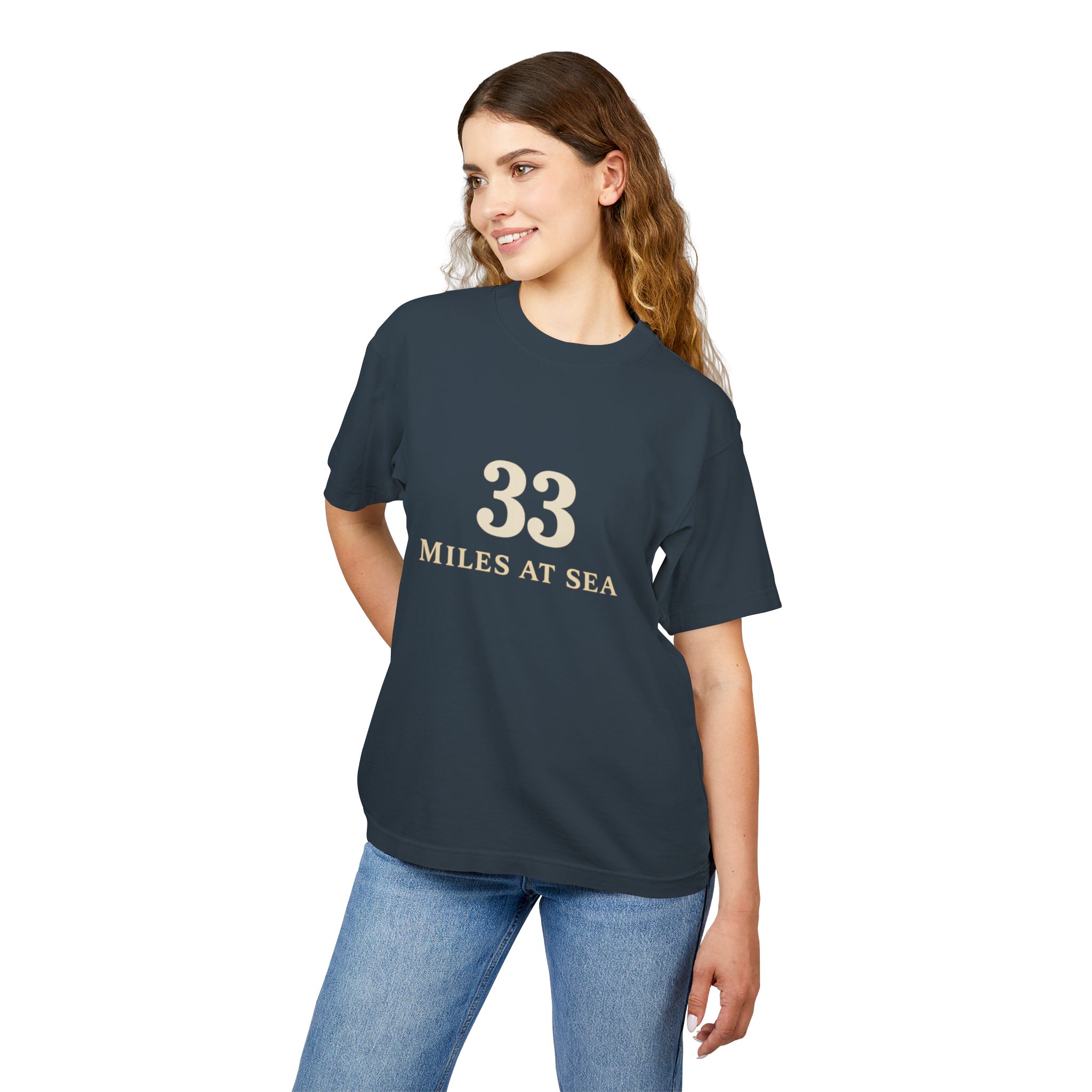 Nantucket · 33 Miles at Sea · Tee - Image 15