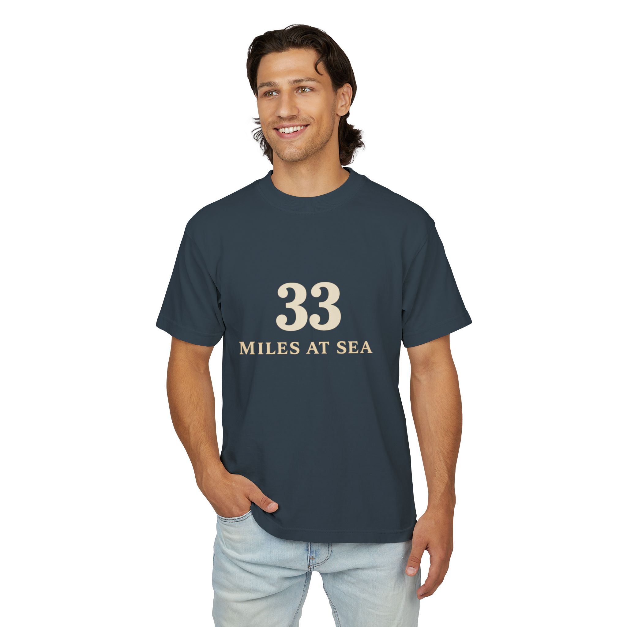 Nantucket · 33 Miles at Sea · Tee - Image 16