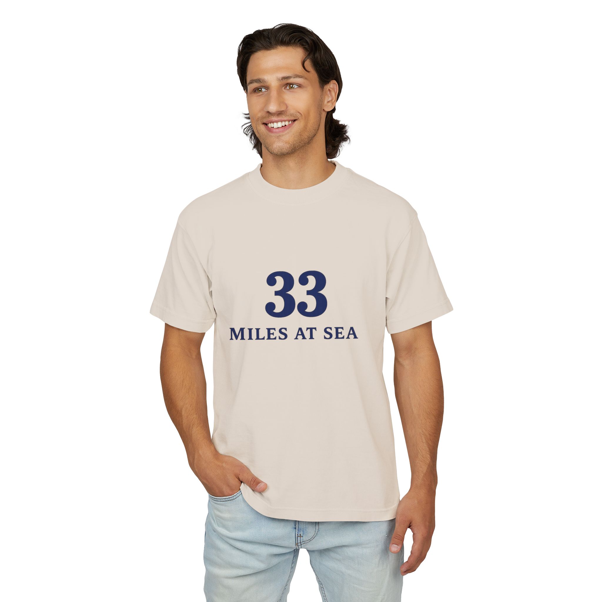 Nantucket · 33 Miles at Sea · Tee - Image 10